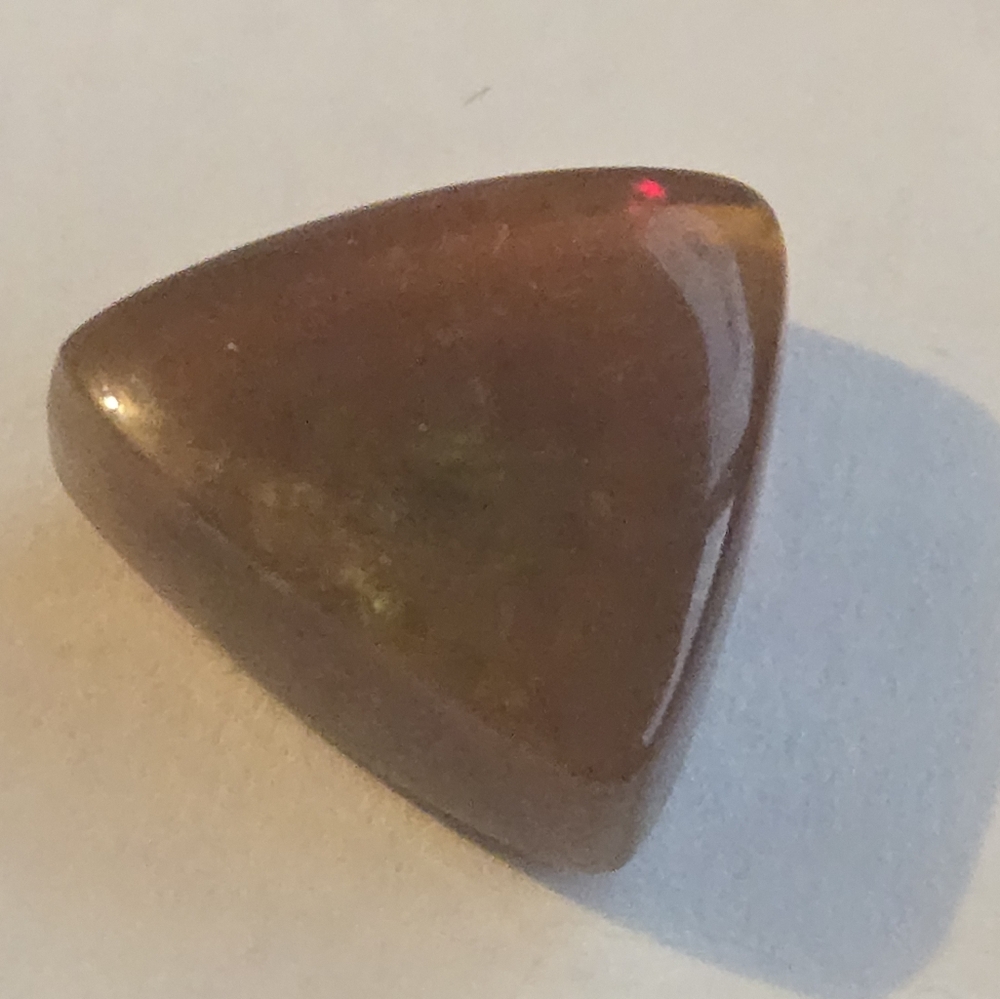 Triangular Brown Welo Opal Stone - image 3